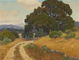 Arthur Hill Gilbert, A Country Road, oil on canvas