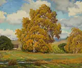 Arthur Hill Gilbert, The Sycamore in Autumn, Monterey, California, oil on canvas
