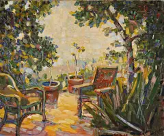 Selden Connor Gile, The Garden, 1919, oil on canvas