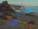 John Marshall Gamble, Spring Flowers (Poppies & Lupine)