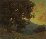 California Oak by Granville Redmond, oil on canvas, sold Nov 2008