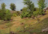 William Wendt, Countryside in the Spring