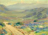 Benjamin Brown, Southern California Landscape, oil on canvas