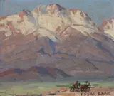 Owens Valley at Big Pine by Edgar Alwin Payne, oil on canvas on board, sold Nov 2008