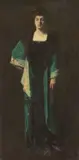 Frank J. Van Sloun, Portrait of Mrs. Earl Cummings, oil on canvas