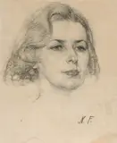 Nicolai Fechin, Head of a Woman