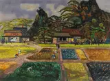 Millard Sheets, Vegetable Farms Near Kyoto, Japan