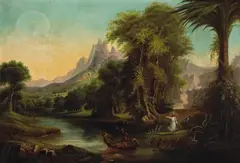 The voyage of life, Youth by Thomas Cole, oil on canvas, offered Dec 2008