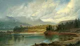 Edmund Darch Lewis, Afternoon on the Lake, New Hampshire, 1862, oil on canvas