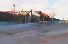 Philip Burnham Hicken, McAlister, Oklahoma, oil on canvas