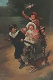 Frederick Morgan, Joyous Spring, oil on canvas
