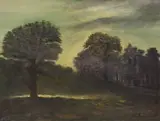 Jean-Pierre Haie, De Sous-Bois (From the Undergrowth), oil on canvas