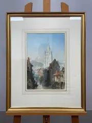 Edwin Dalby, View at Barfleur,...