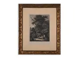 Karel Postl, Garden Party, Late 18th/early 19th century, Copper engraving, paper