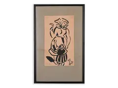 Václav Špála, Mother, 1920, Ink, paper