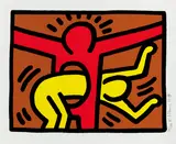 Keith Haring, Ohne Titel, 1989, Farbserigrafie auf Velin