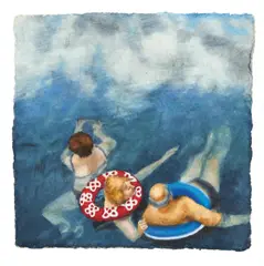 Ohne Titel by Karin Kneffel, 2006, Aquarell auf Bütten, sold Nov 2024