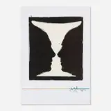 Jasper Johns, Cup 2 Picasso from XXe Siècle, 1973, lithograph in colors