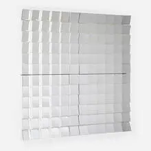 James Seawright, Mirrors XVI, 1987-1988, mirror, plaster, fiberglass