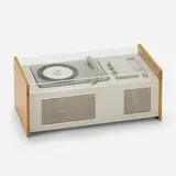 Dieter Rams and Hans Gugelot, SK 61-C Phonosuper radiogram, 1961, enameled steel, ash, acrylic, enameled aluminum