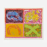 Nancy Graves, Lincoln Center Print, 1980, screenprint in colors on Arches