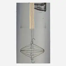 Coathanger III by Al Taylor, 1990, lithograph in colors on tan BFK Rives, sold Dec 2022