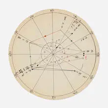 Cameron, Star Chart, ink on paper