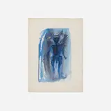 Cameron, Untitled (from the Lion Path series), 1983, watercolor on paper