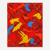Ed Moses, Poli #1, 1987-1997, acrylic on canvas