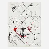 Ed Moses, Untitled, 1977, acrylic and masking tape on Strathmore Board