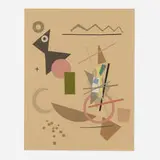 Paul Kelpe, Untitled, 1953, collage on illustration board