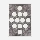 Bruce Conner, #121 Twelve Moons, 1970-71, offset lithograph on Rives