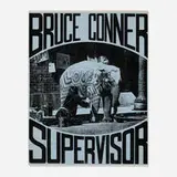 Dagny Janss, Bruce Conner Supervisor, 1967, screenprint in colors