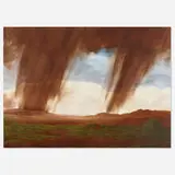 April Gornik, Rain and Dust, 1985, oil on canvas