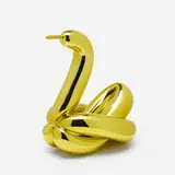 Jeff Koons, Balloon Swan, 2017, metallic glazed porcelain
