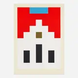 Invader, Marlboro (from Provocateurs portfolio), 2014, screenprint in colors on 100% Cotton Rag Archival