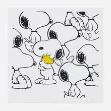 Jerkface, True Love (Snoopy), 2014, screenprint in colors