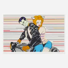 D*Face, Going Everywhere Fast, 2014, screenprint in colors