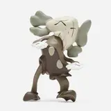 Kaws X Robert Lazzarini, Distorted Companion (Brown), 2010, painted cast vinyl