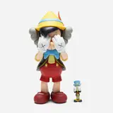 Kaws, Pinocchio and Jiminy Cricket