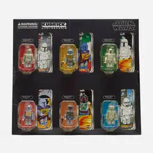 Medicom Toy, Kubrick Unbreakable Star Wars Boba Fett Collection, Collectors Edition, set of six, 2009, painted cast vinyl