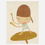 Yoshitomo Nara, Marching on a Butterbur Leaf