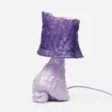 Katie Stout, Slouchy Slurple, 2019, hard casted rubber, plaster base