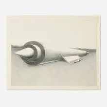 David Smyth, Untitled, 1973, graphite and charcoal on paper