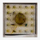 Doug and Mike Starn, Untitled, 1994, acetate photo-collage with tape and silicone on acrylic