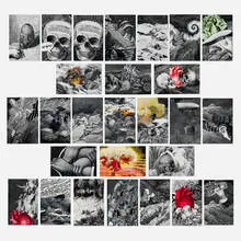 Collection of twenty-seven postcard collages by David Gilhooly, 2011-13, printed paper collage on paper, sold Dec 2024