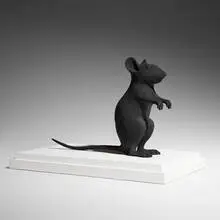 Katharina Fritsch, Mouse, 1991, painted polyester resin