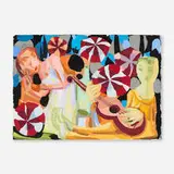 Judith Linhares, Serenade, 2000, acrylic on paper