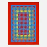 Richard Anuszkiewicz, Untitled (Annual Edition), 1976, screenprint on masonite
