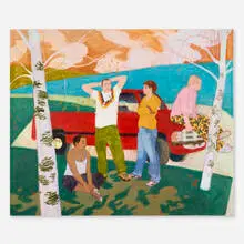 Montrose by Elijah Burgher, 2004, oil on canvas, sold Dec 2024